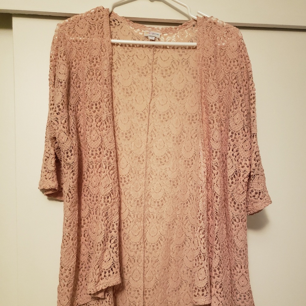 Lularoe Blush Lace Lindsey